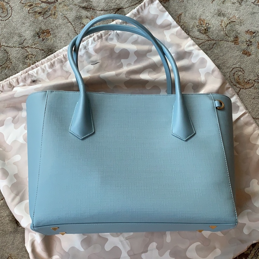 EUC DAGNE DOVER Leather Signature Tote